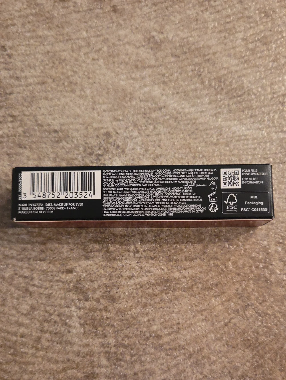Makeup For Ever HD Skin Smooth&Blur Undetectable Under Eye Concealer in: 2.2 (N)